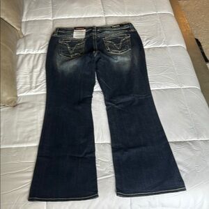 Vigoss Women's Boot Cut Jeans - Dark Blue